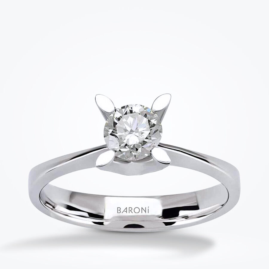 0.50 Karat Pırlanta Tektaş Yüzük - Baroni Diamond