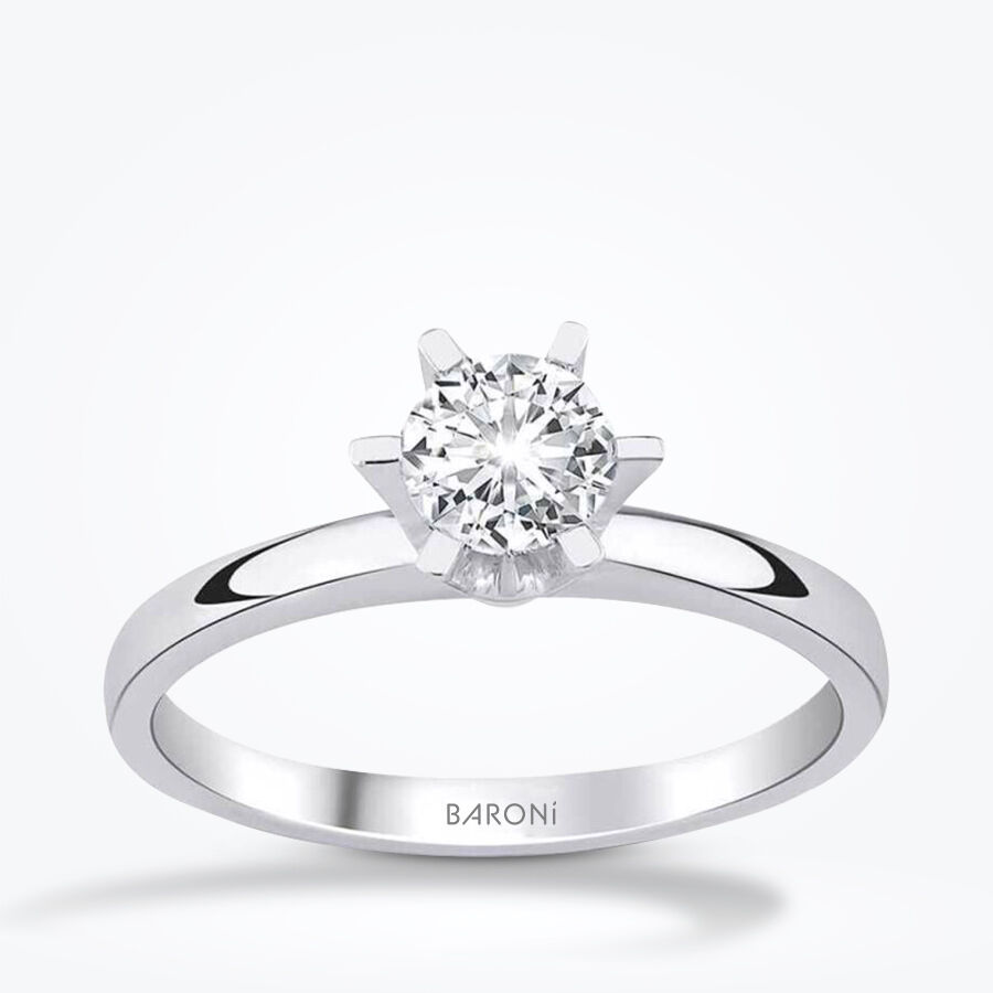0.50 Karat Pırlanta Tektaş Yüzük - Baroni Diamond