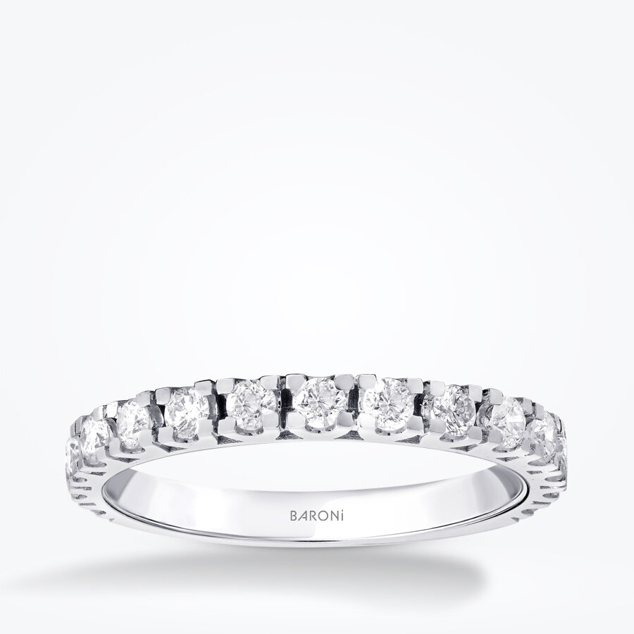0.50 Karat Pırlanta Yarımtur Yüzük - Baroni Diamond