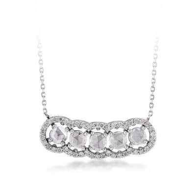 0.53 Karat Elmas Kolye - 1