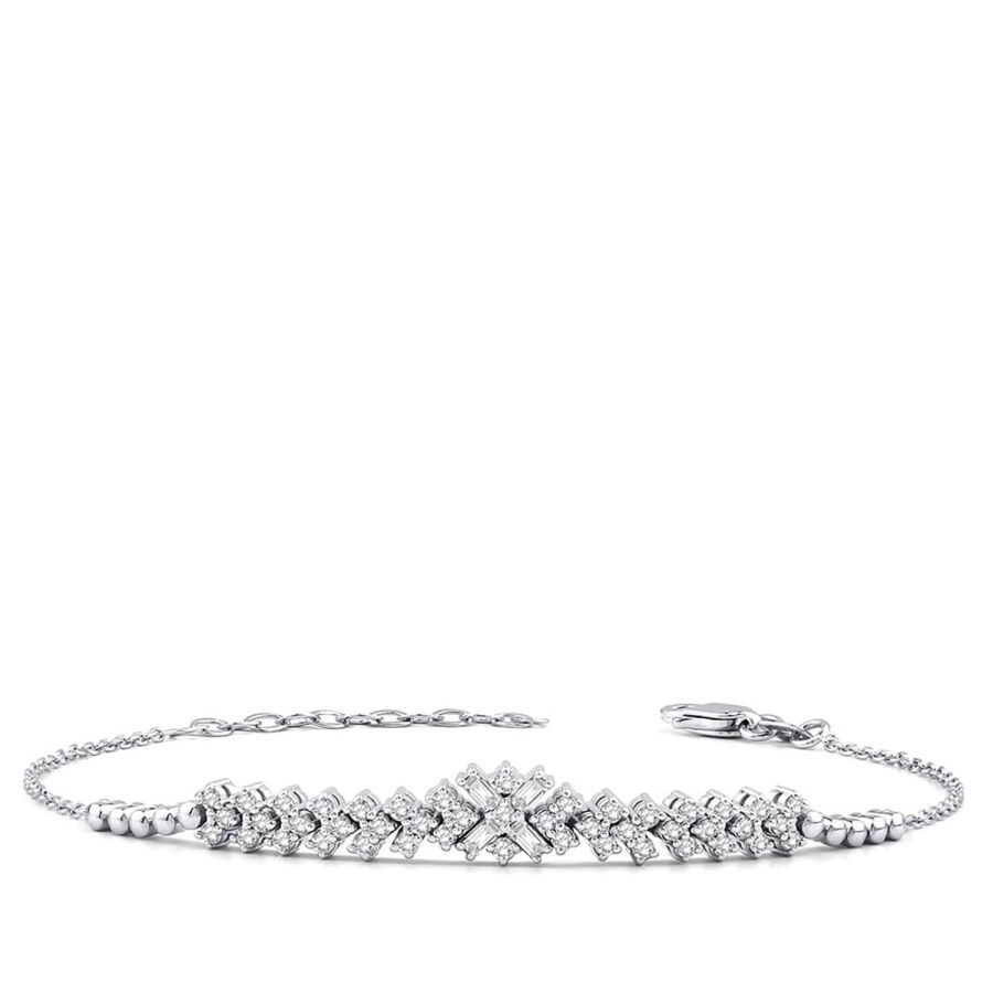 0.53 Karat Pırlanta Baget Bileklik - Baroni Diamond