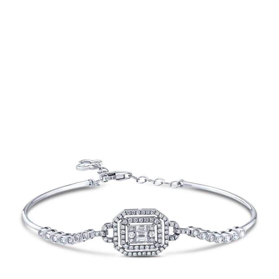 0.53 Karat Pırlanta Baget Kelepçe - Baroni Diamond