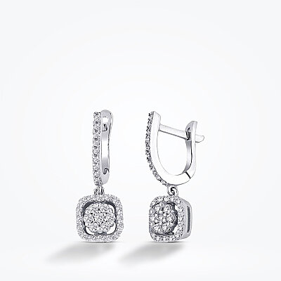 0.48 Karat Pırlanta Trend Küpe - Baroni Diamond (1)