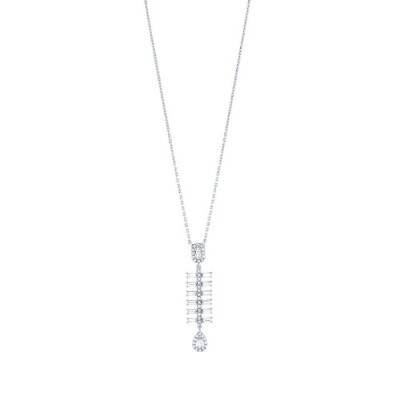 0.54 Karat Pırlanta Baget Kolye - Baroni Diamond (1)