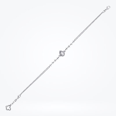 0.54 Karat Pırlanta Damla Elmas Bileklik - 1