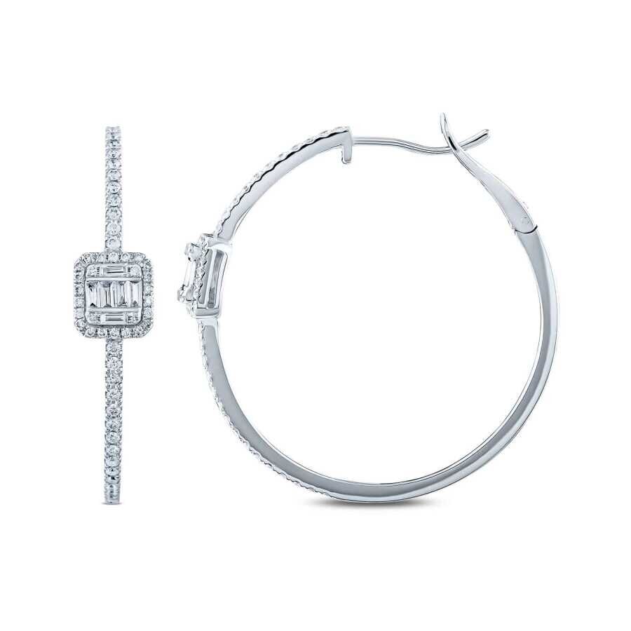 0.54 Karat Pırlanta Halka Küpe - Baroni Diamond