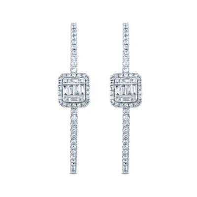 0.54 Karat Pırlanta Halka Küpe - Baroni Diamond (1)