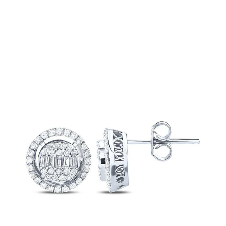 0.55 Karat Pırlanta Baget Küpe - Baroni Diamond