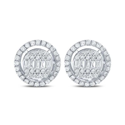 0.55 Karat Pırlanta Baget Küpe - Baroni Diamond (1)