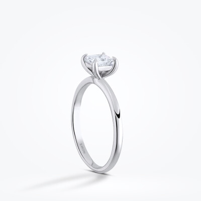 0.55 Karat Pırlanta Prenses Tektaş Yüzük - Baroni Diamond (1)