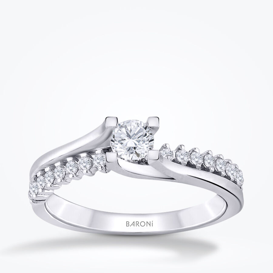 0.55 Karat Pırlanta Tektaş Yüzük - Baroni Diamond