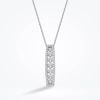 0.56 Karat Pırlanta Aurora Kolye - 1