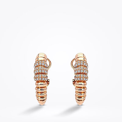 0.56 Karat Pırlanta Halka Küpe - Baroni Diamond (1)