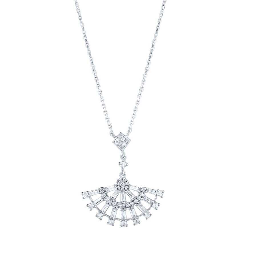 0.57 Karat Pırlanta Baget Kolye - Baroni Diamond