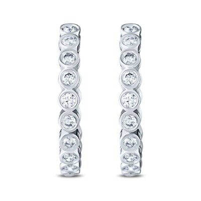 0.57 Karat Pırlanta Baget Küpe - Baroni Diamond (1)