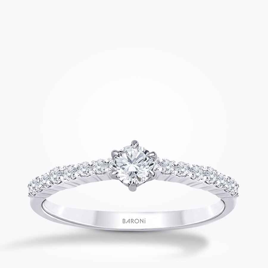 0.57 Karat Pırlanta Tektaş Yüzük - Baroni Diamond