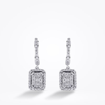 0.57 Karat Pırlanta Trend Küpe - 2