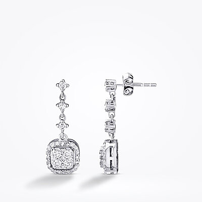 0.55 Karat Pırlanta Trend Küpe - Baroni Diamond (1)