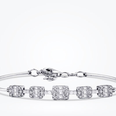 0.60 Karat Pırlanta Baget Bileklik - Baroni Diamond (1)