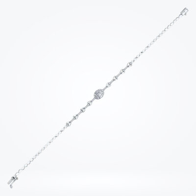 0.60 Karat Pırlanta Baget Damla Bileklik 