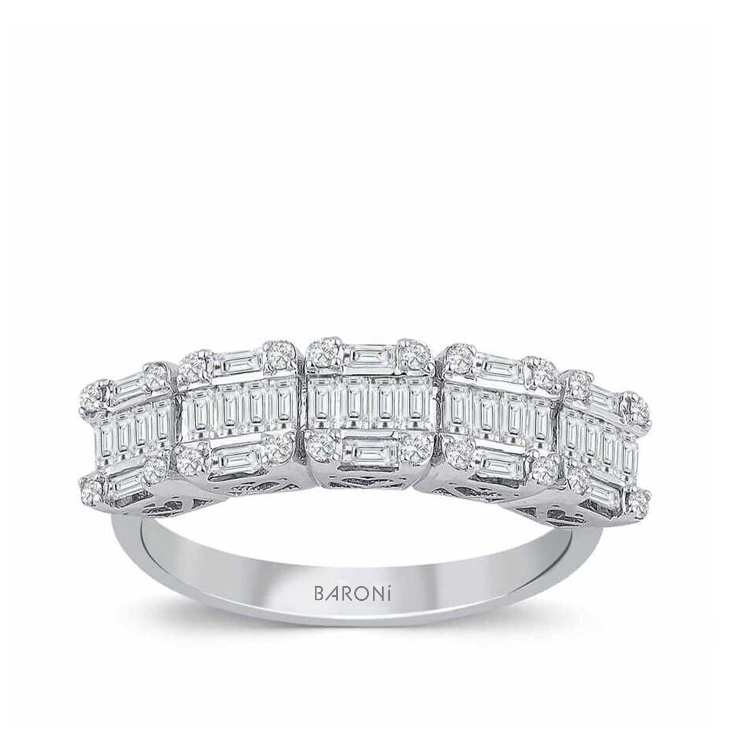 0.60 Karat Pırlanta Baget Yüzük - Baroni Diamond