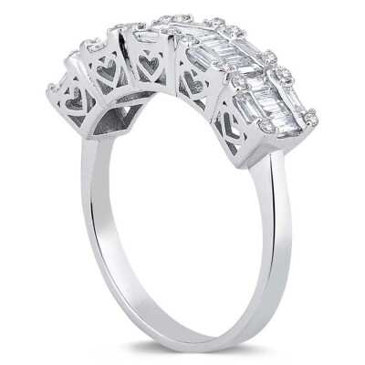 0.60 Karat Pırlanta Baget Yüzük - Baroni Diamond (1)