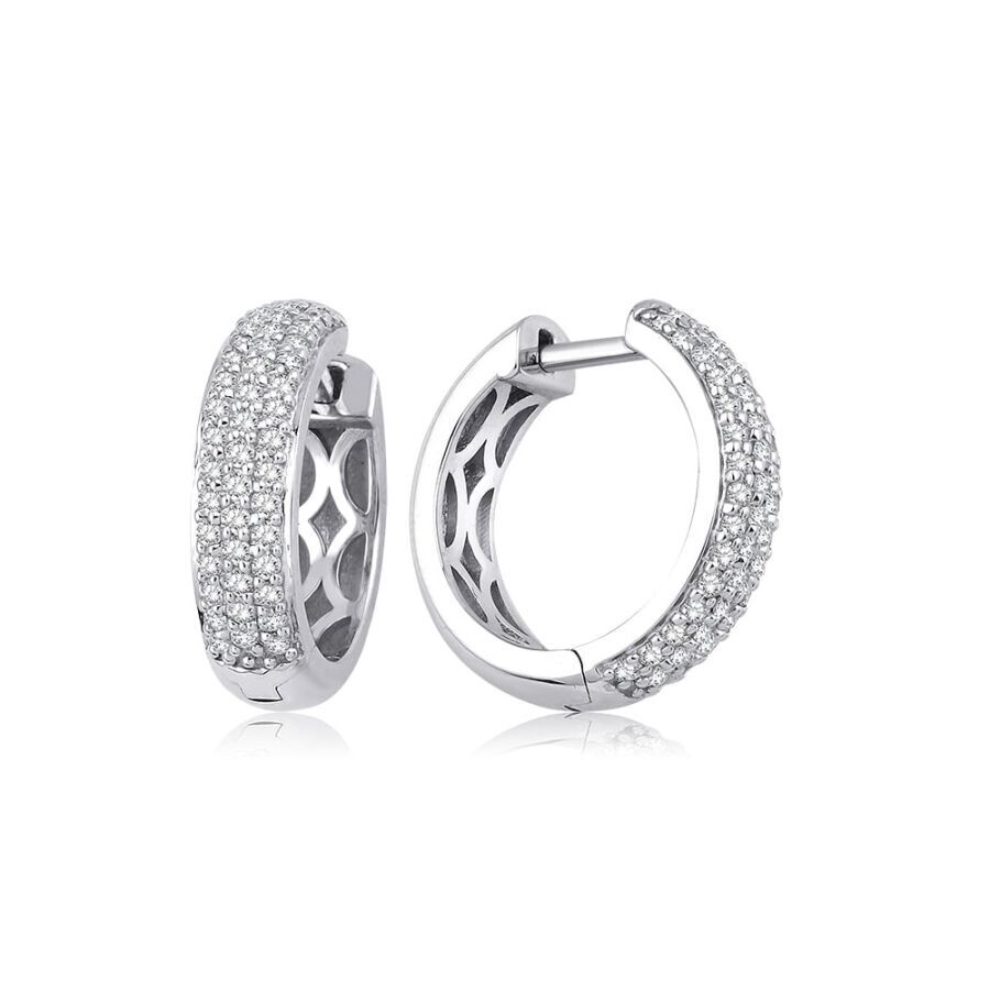 0.60 Karat Pırlanta Halka Küpe - Baroni Diamond