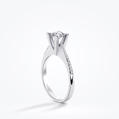 0.60 Karat Pırlanta Tektaş Yüzük - 2