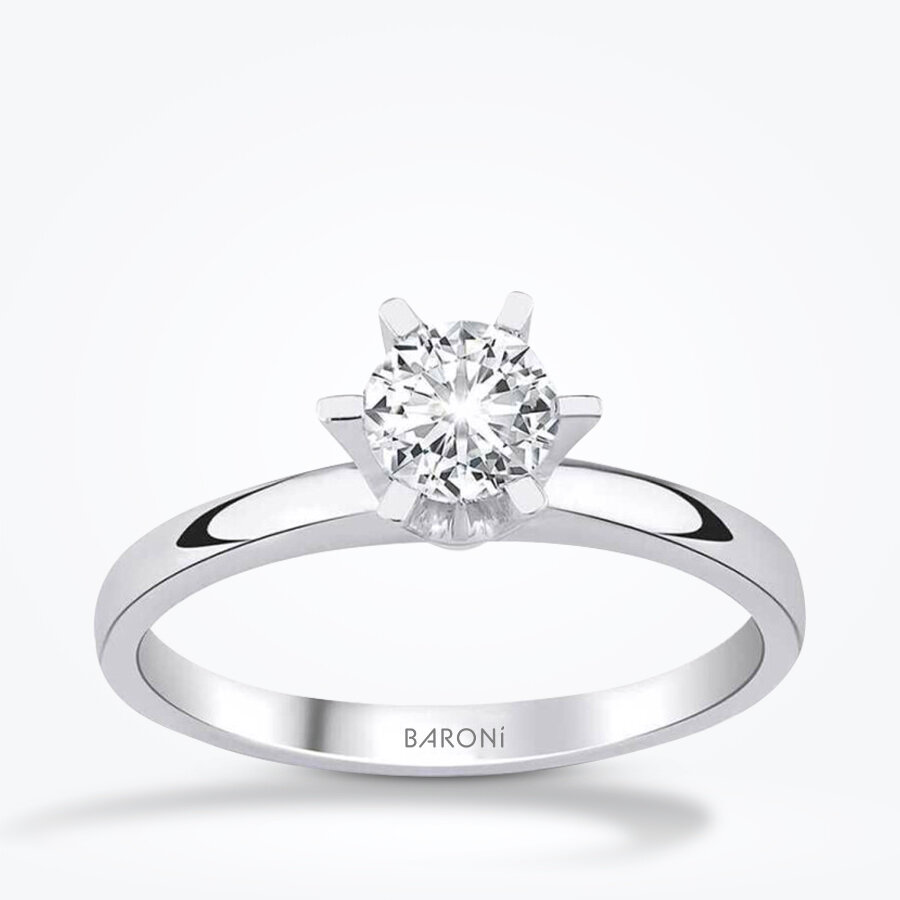 0.60 Karat Pırlanta Tektaş Yüzük - Baroni Diamond