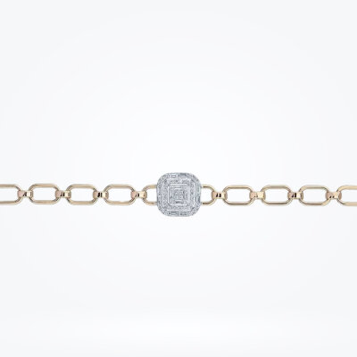 0.61 Karat Pırlanta Baget Bileklik - Baroni Diamond (1)