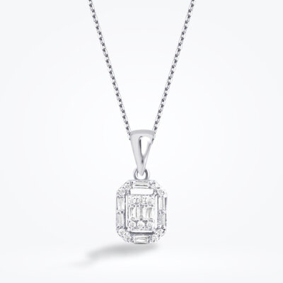 0.61 Karat Pırlanta Baget Set - 2