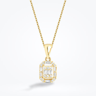 0.61 Karat Pırlanta Baget Set - 2