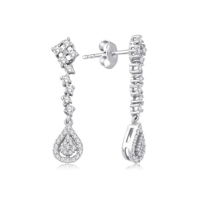 0.61 Karat Pırlanta Küpe - Baroni Diamond