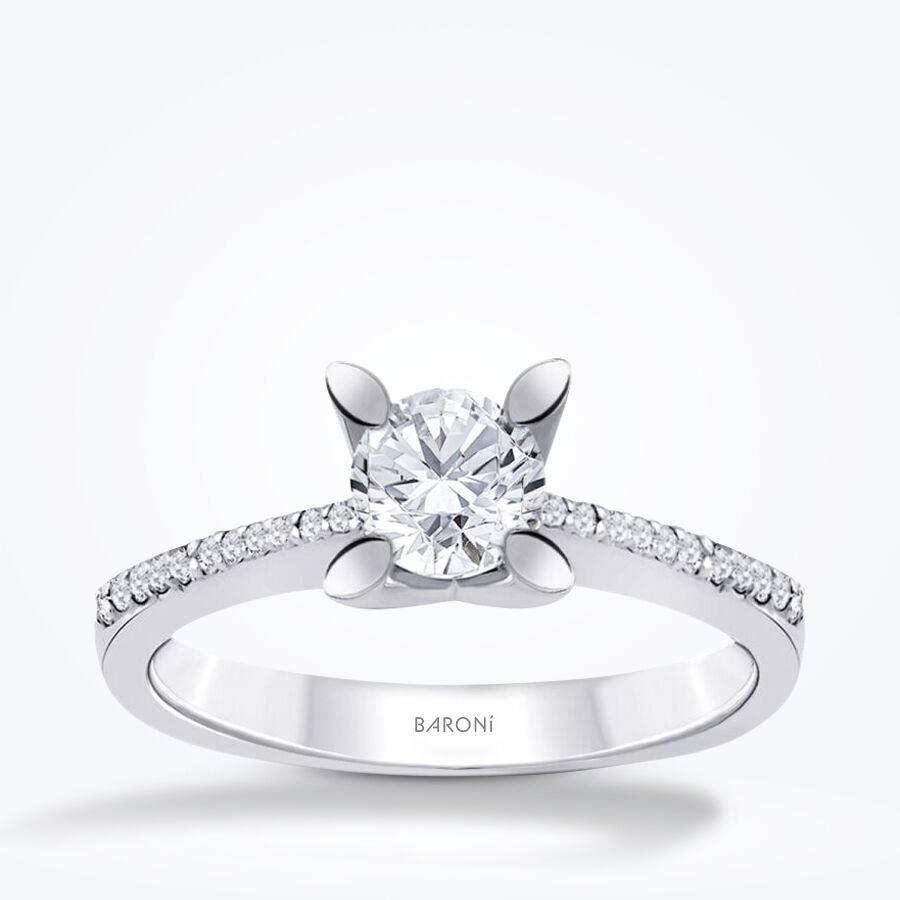 0.61 Karat Pırlanta Tektaş Yüzük - Baroni Diamond