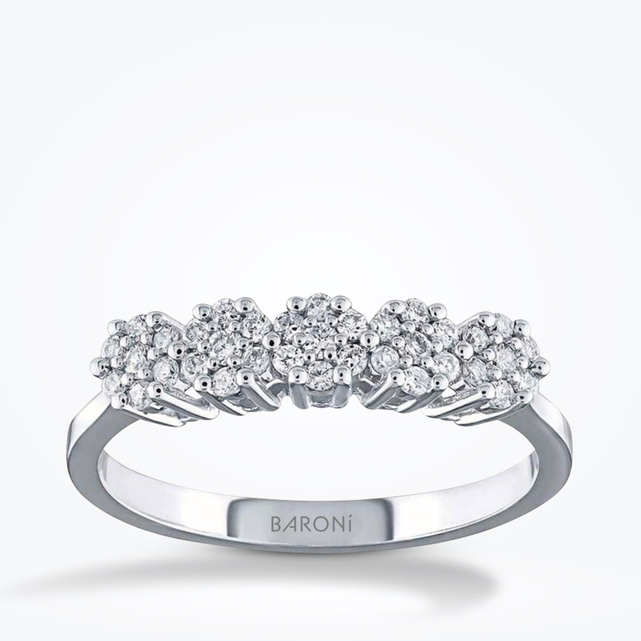 0.61 Karat Pırlanta Trend Koronet Yüzük - Baroni Diamond