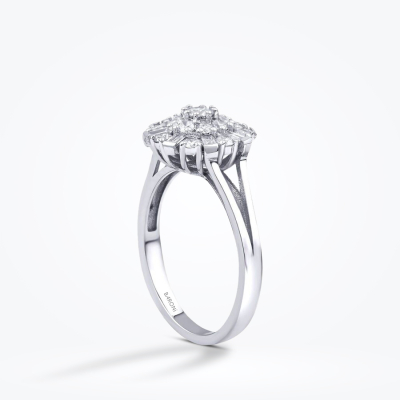 0.64 Karat Baget Pırlanta Yüzük - Baroni Diamond (1)