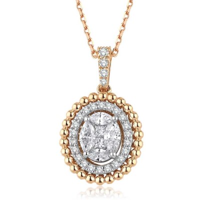 0.65 Karat Pırlanta Trend Kolye - 1