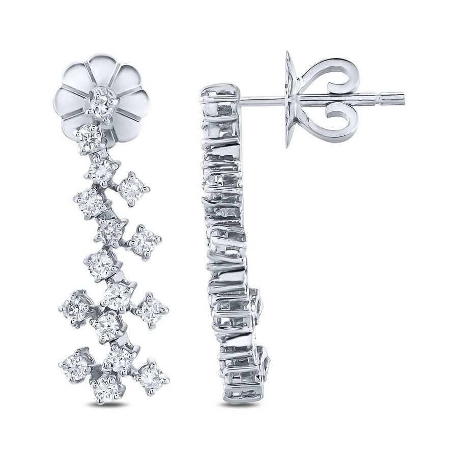 0.65 Karat Pırlanta Trend Küpe - Baroni Diamond