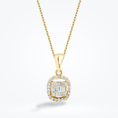 0.66 Karat Pırlanta Baget Set - 3