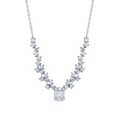 0.67 Karat Pırlanta Baget Kolye - Baroni Diamond (1)