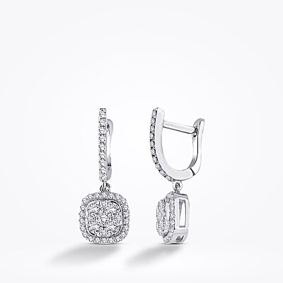 0.68 Karat Pırlanta Trend Küpe - Baroni Diamond
