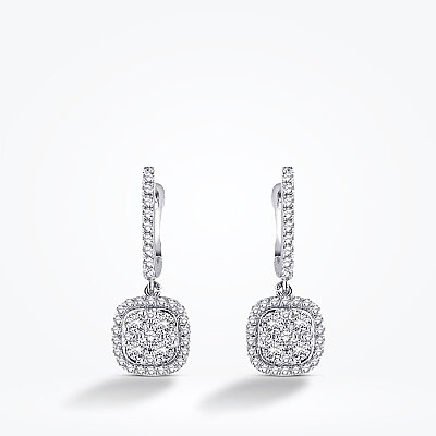 0.68 Karat Pırlanta Trend Küpe - Baroni Diamond (1)