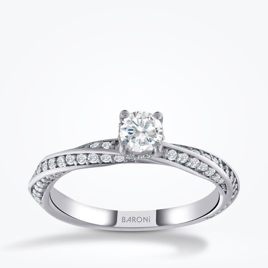 0.70 Karat Pırlanta Tektaş Yüzük - Baroni Diamond