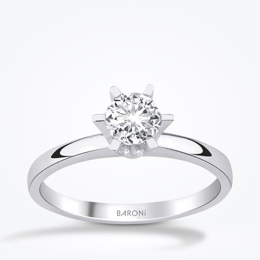 0.70 Karat Pırlanta Tektaş Yüzük - Baroni Diamond