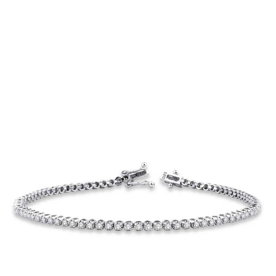 0.71 Karat Pırlanta Su Yolu Bileklik - Baroni Diamond