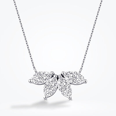 0.75 Karat Pırlanta Lotus Kolye - 1