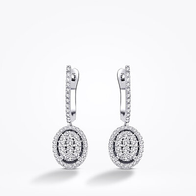 0.75 Karat Pırlanta Trend Küpe - Baroni Diamond (1)