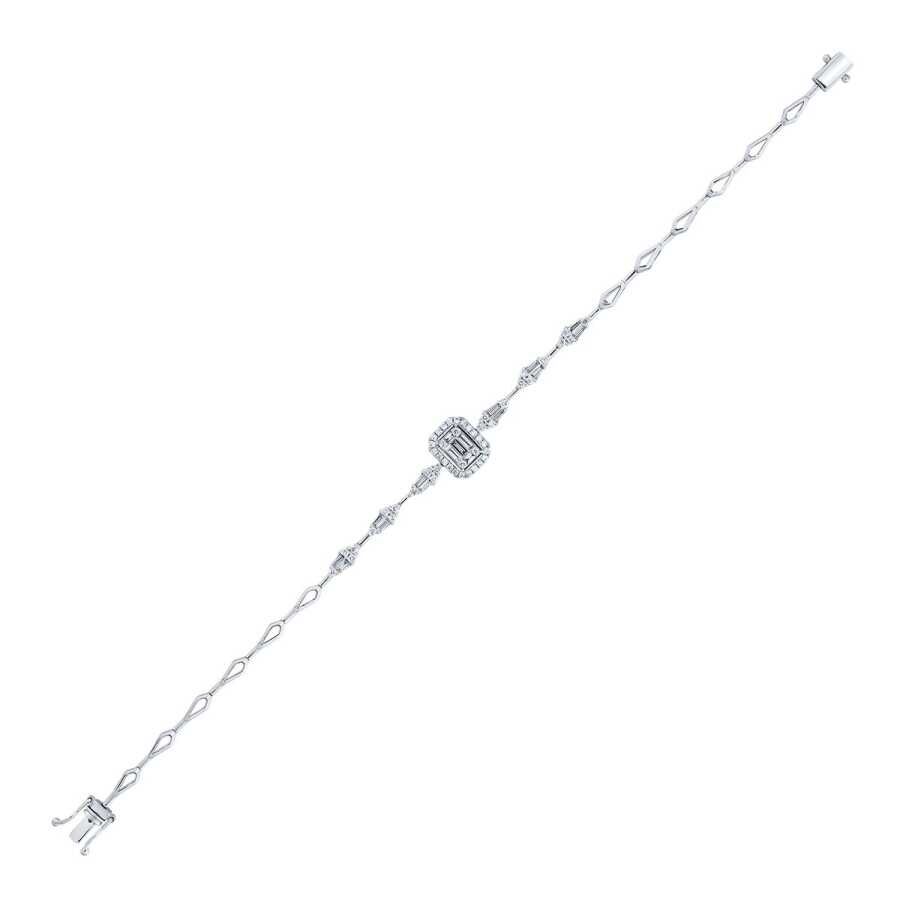 0.79 Karat Pırlanta Baget Bileklik - Baroni Diamond