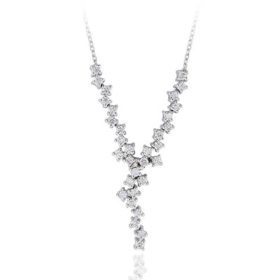 0.82 Karat Pırlanta Taşlı Kolye - 1