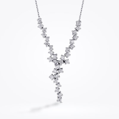 0.82 Karat Pırlanta Taşlı Kolye - 1